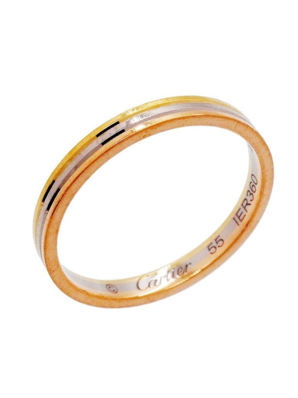 Cartier Ring Vendome 18k Yellow Gold 18k White 18k Pink